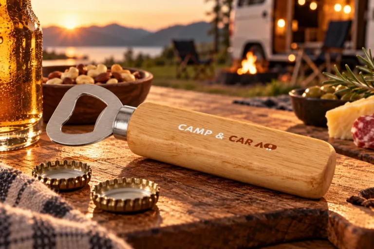 Flaschenöffner Holz mit Gravur – Brama Give-away ab 100 Stück
