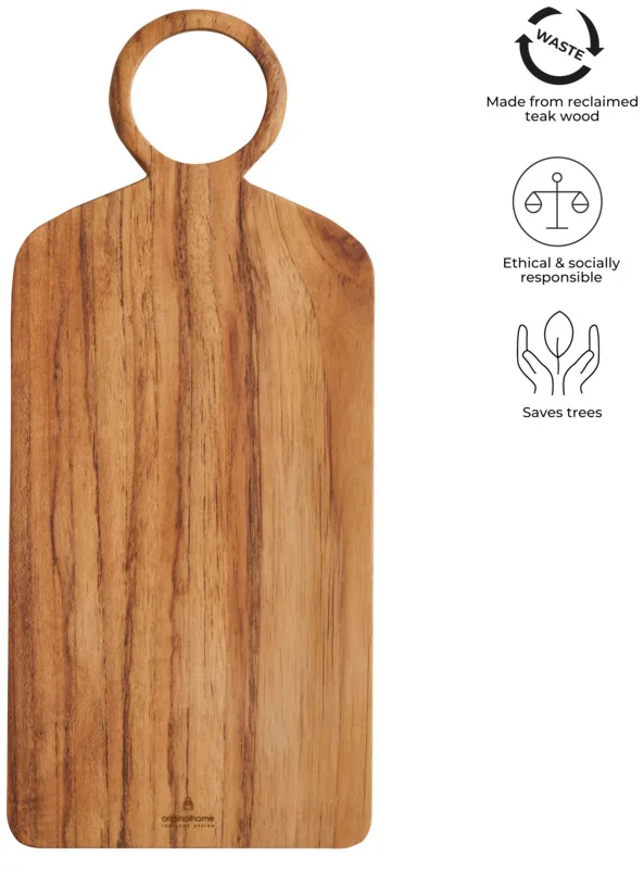 Originalhome Schneidebrett aus Teakholz Teak