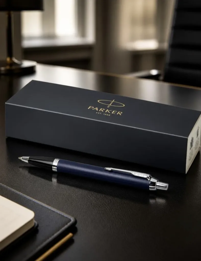 Parker IM Kugelschreiber Blau Blau-Silber