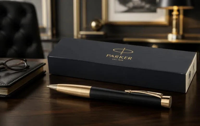 Parker Urban mit Gravur – Kugelschreiber in Schwarz-Gold