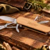 Richard Taschenmesser aus Holz mit 7 Funktionen Buche – Ansicht 1