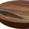SCX.design K03 rundes Schneidebrett mit Messer Akazie – Ansicht 5