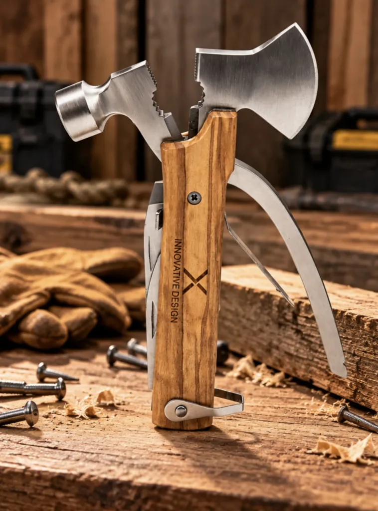 SCX.design T32 Multitool-Set aus Olivenholz Olivenholz