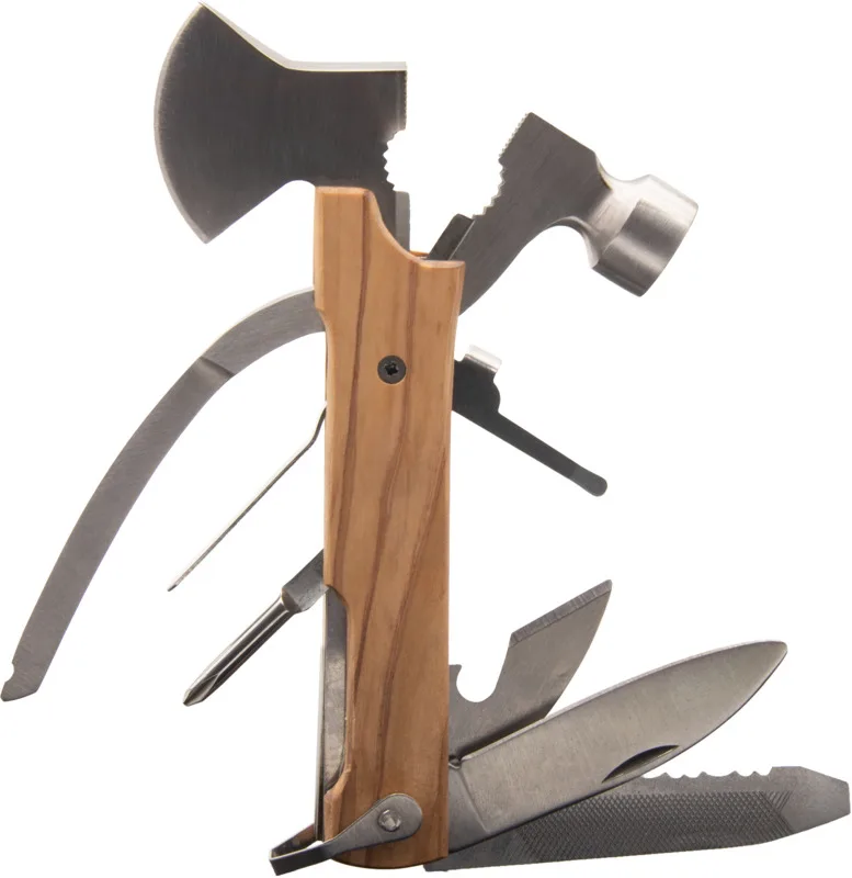SCX.design T32 Multitool-Set aus Olivenholz Olivenholz