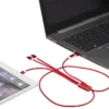 Versatile 5-in-1 Ladekabel mit Logo Rot – Ansicht 6