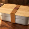 Tite Brotdose mit Gravur Edelstahl – Ansicht 1