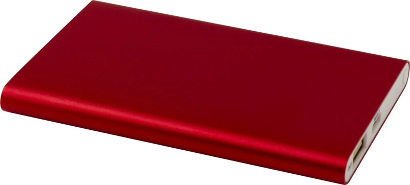 Pep Powerbank 4000 mAh mit Logo Rot