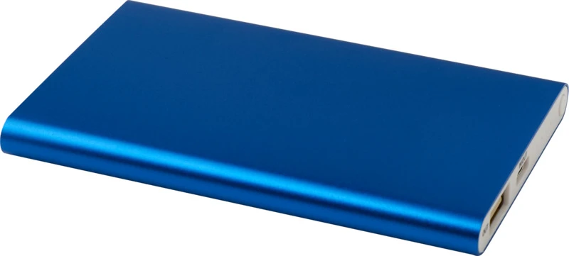 Pep Powerbank 4000 mAh mit Logo Royalblau