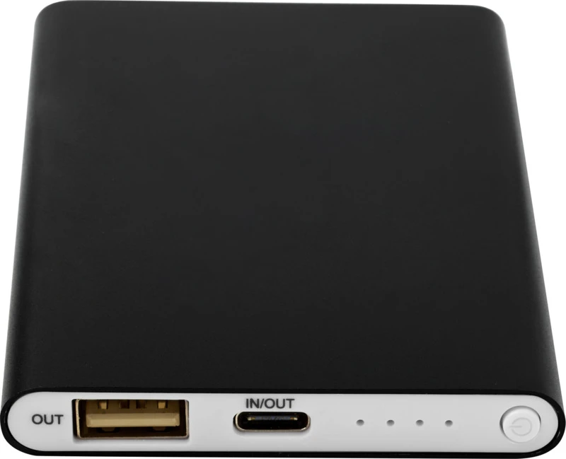 Pep Powerbank 4000 mAh mit Logo Schwarz
