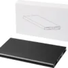 Plate Powerbank 8000 mAh aus Aluminium Schwarz – Ansicht 6