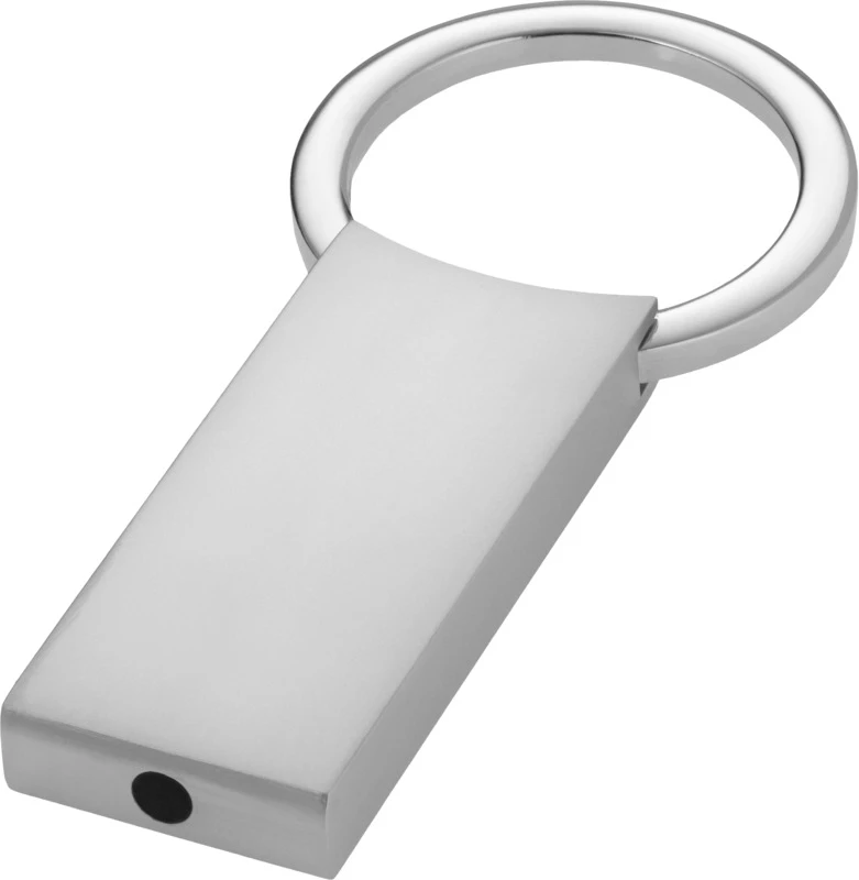 Omar Schlüsselanhänger mit Logo Silber