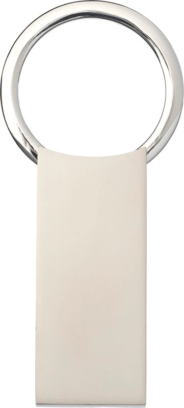 Omar Schlüsselanhänger mit Logo Silber