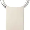 Omar Schlüsselanhänger mit Logo Silber – Ansicht 5