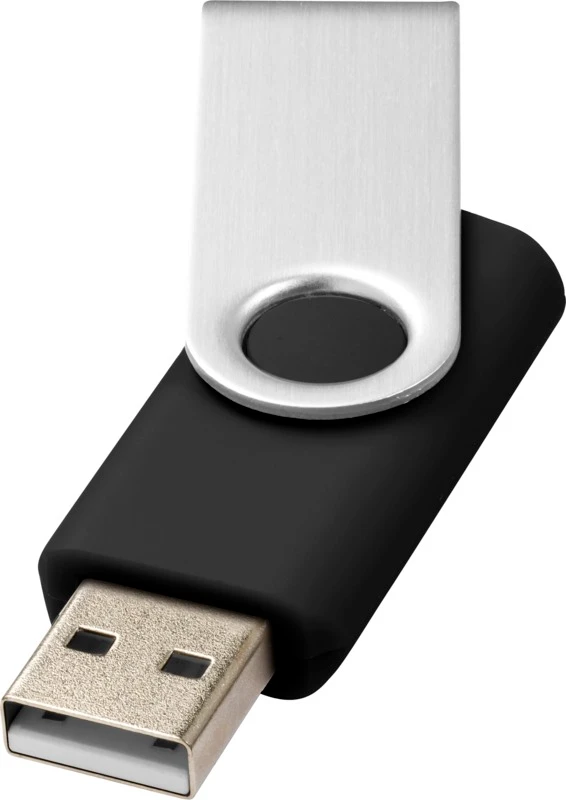 Rotate Basic USB-Stick 32 GB mit Gravur Schwarz