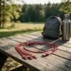 Versatile 5-in-1 Ladekabel mit Logo Rot – Ansicht 2